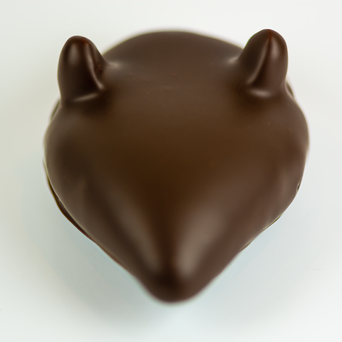 Dark Chocolate Marzipan Mice - Mouses Chocolates & Coffees