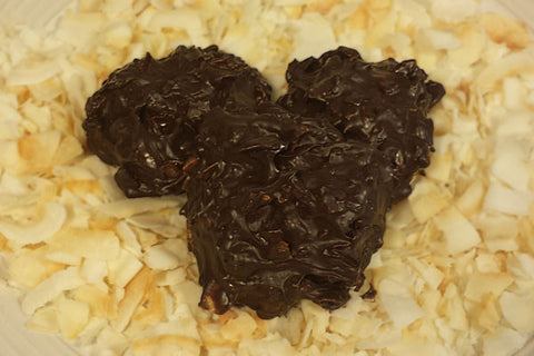 Dark Chocolate Coconut Cluster - Mouses Chocolates & Coffees